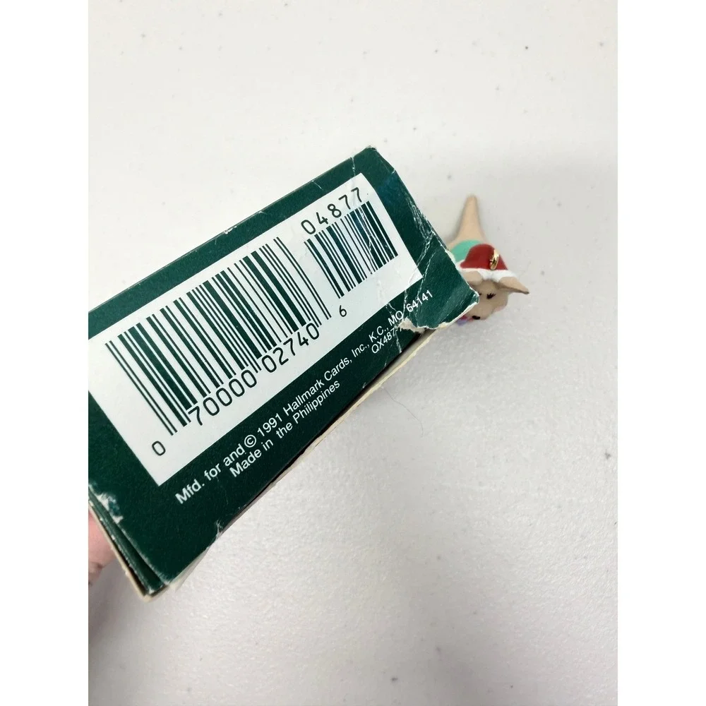Vintage 1991 Hallmark Keepsake Ornament Mom-to-Be Kangaroo Miniature with Box
